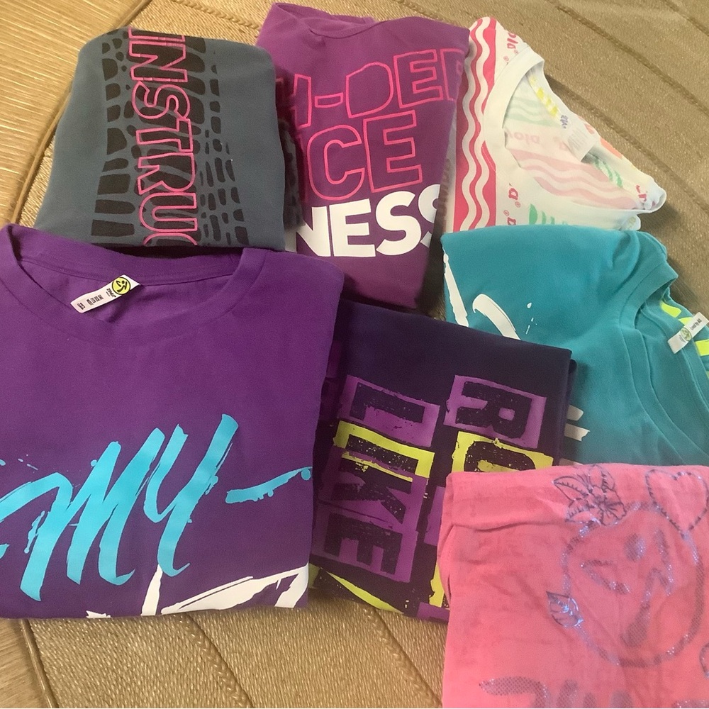 Whole sale pre-own Zumba Xl/XXL Women's Shirts Sleeve Tee